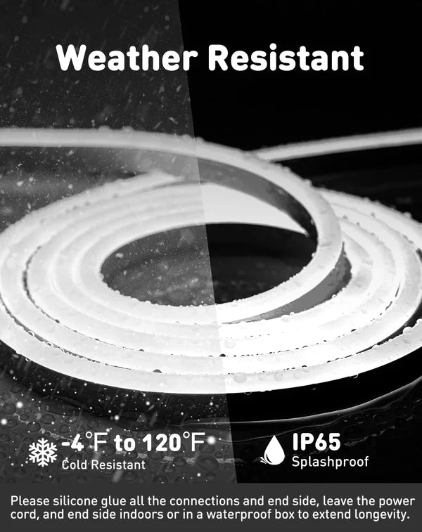 110V Cool White LED Neon Rope Light, 6000K - Lumens Depot