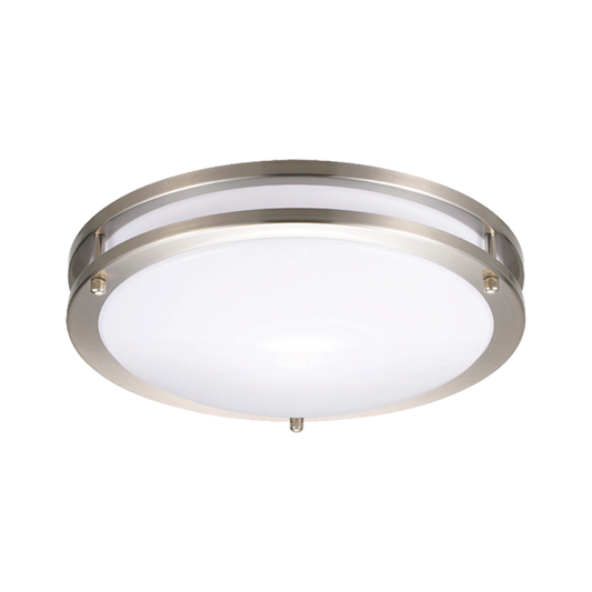 14" Dual-Ring LED Flush Mount Light with 5CCT Adjustable Selector - Lumens Depot