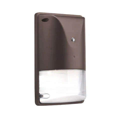 LED Mini Wall Pack – 20W, 5000K Daylight - 2,745 Lumens – IP65 Waterproof - 120-277V - UL & DLC Listed – Bronze Housing - Lumens Depot