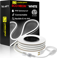 8-Pack 3.3FT Aluminum Track for 110V LED Neon Light (Single Color)