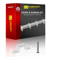 Premium Mounting Pack for 110V Eco, CCT & RGB LED Strips