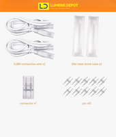 ProSelect 110V LED Strip Light Connector Kit (6x10mm)