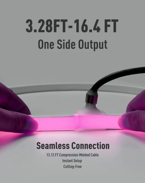 24V IP68 RGB Led Strip Lights Submersible RGB Neon Use Up to 9.84ft Depth