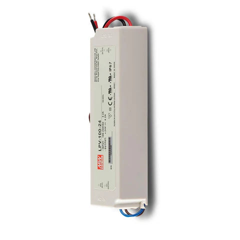 100W 24V DC LED Power Supply - IP67 Waterproof Outdoor Driver - UL Listed for Safe and Reliable Performance - Lumens Depot