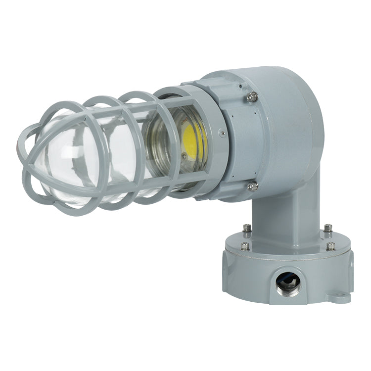 LED Explosion Proof Jelly Jar Light (Wall Mount), O Series, 20W, 5000K, 2800 Lumens, 100-277 VAC - Lumens Depot