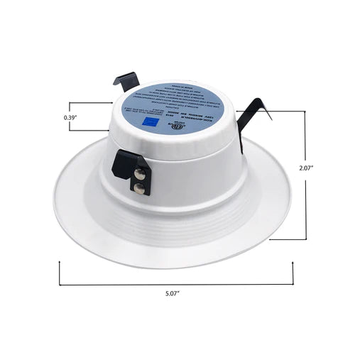 Recessed Downlight, 4 inches, 10W, Retrofit-E26 Base Type, 5 CCT 2700K-5000K– 750 Lumens - Lumens Depot