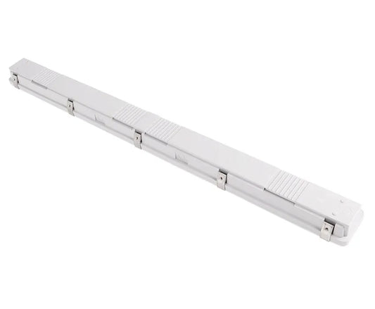 4FT LED Tri-Proof Light – 30W/40W/50W Selectable Wattage – Up to 6,500lm – DLC 5.1 Standard – 3000K/4000K/5000K CCT Tunable – IP66 Waterproof – Impact & Dust Resistant – White Housing - Lumens Depot