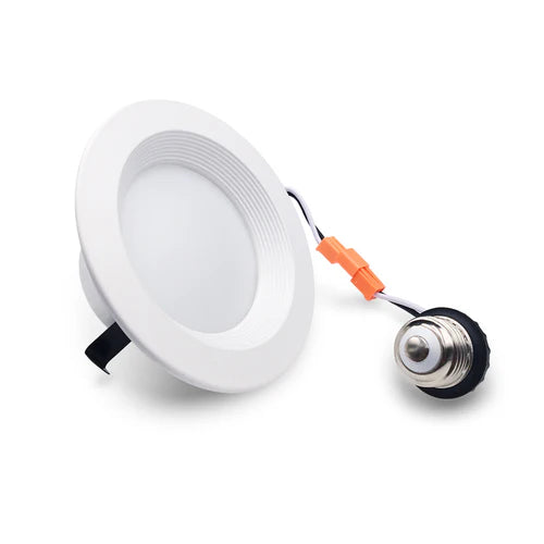 Recessed Downlight, 4 inches, 10W, Retrofit-E26 Base Type, 5 CCT 2700K-5000K– 750 Lumens - Lumens Depot