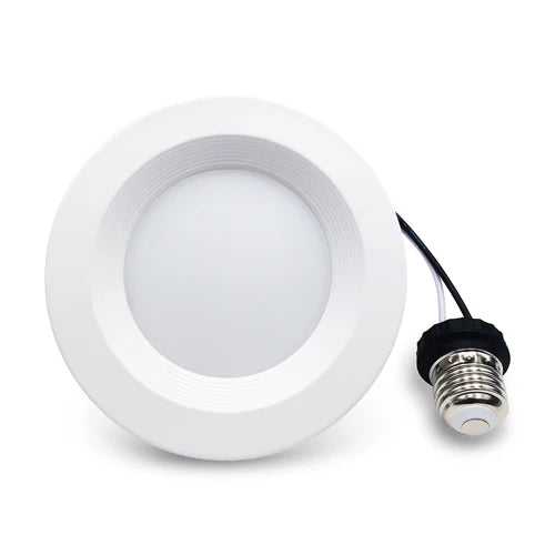 Recessed Downlight, 4 inches, 10W, Retrofit-E26 Base Type, 5 CCT 2700K-5000K– 750 Lumens - Lumens Depot