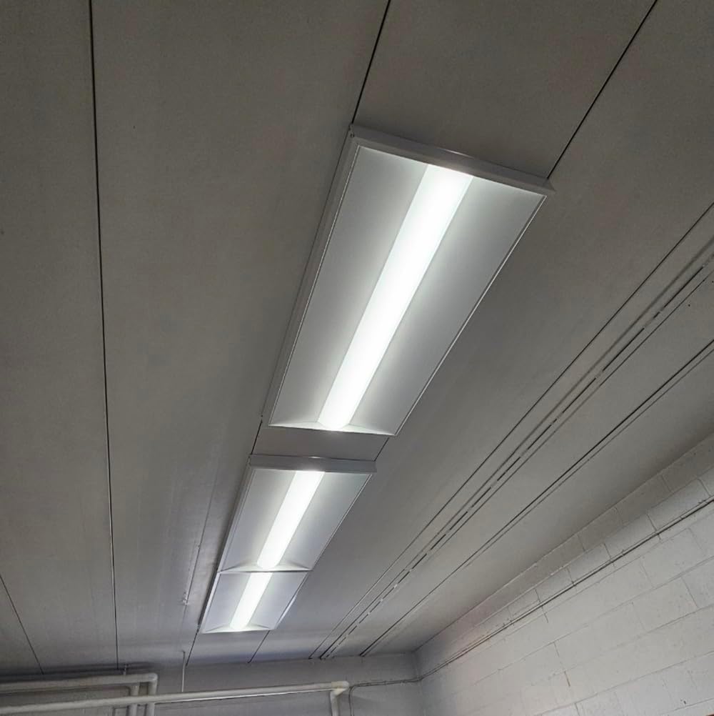 2x4 Surface Mount Kit for LED Flat Panel Light, Aluminum Ceiling Frame (24x48x3.13 inches) for Edge-Lit & Backlit Panels - Lumens Depot