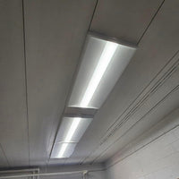 Surface Mount Kit for LED Flat Panel Light, 2x4, Aluminum Ceiling Frame (24x48x3.13 inches) for Edge-Lit & Backlit Panels