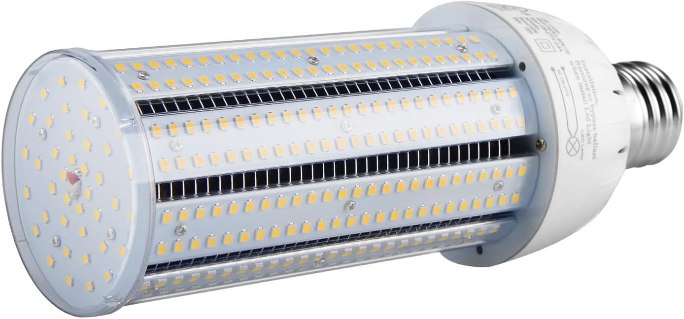 LED Corn Bulb, 60W, 8,100 lumens, 5000K Daylight, E39 Mogul Base, 277-480 VAC - Lumens Depot