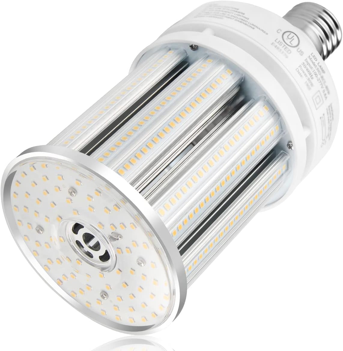 LED Corn Bulb, 80W, 175W HID Replacement, 11,300 Lumens, 5000K Daylight, E39 Base, 100-277 VAC - Lumens Depot