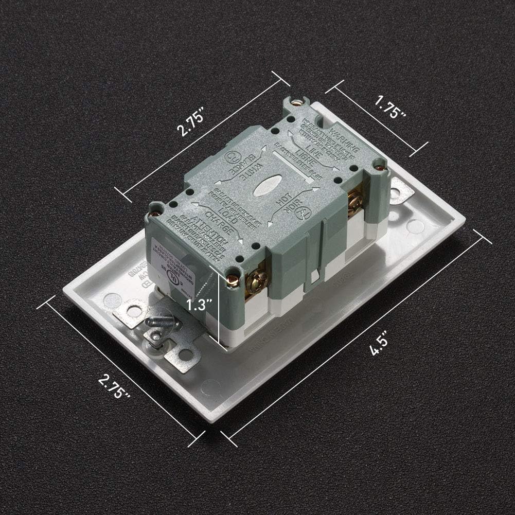 15A GFCI Outlet, TR/WR, LED Indicator, 15Amp, UL Listed, Tamper & Weather Resistant - Lumens Depot