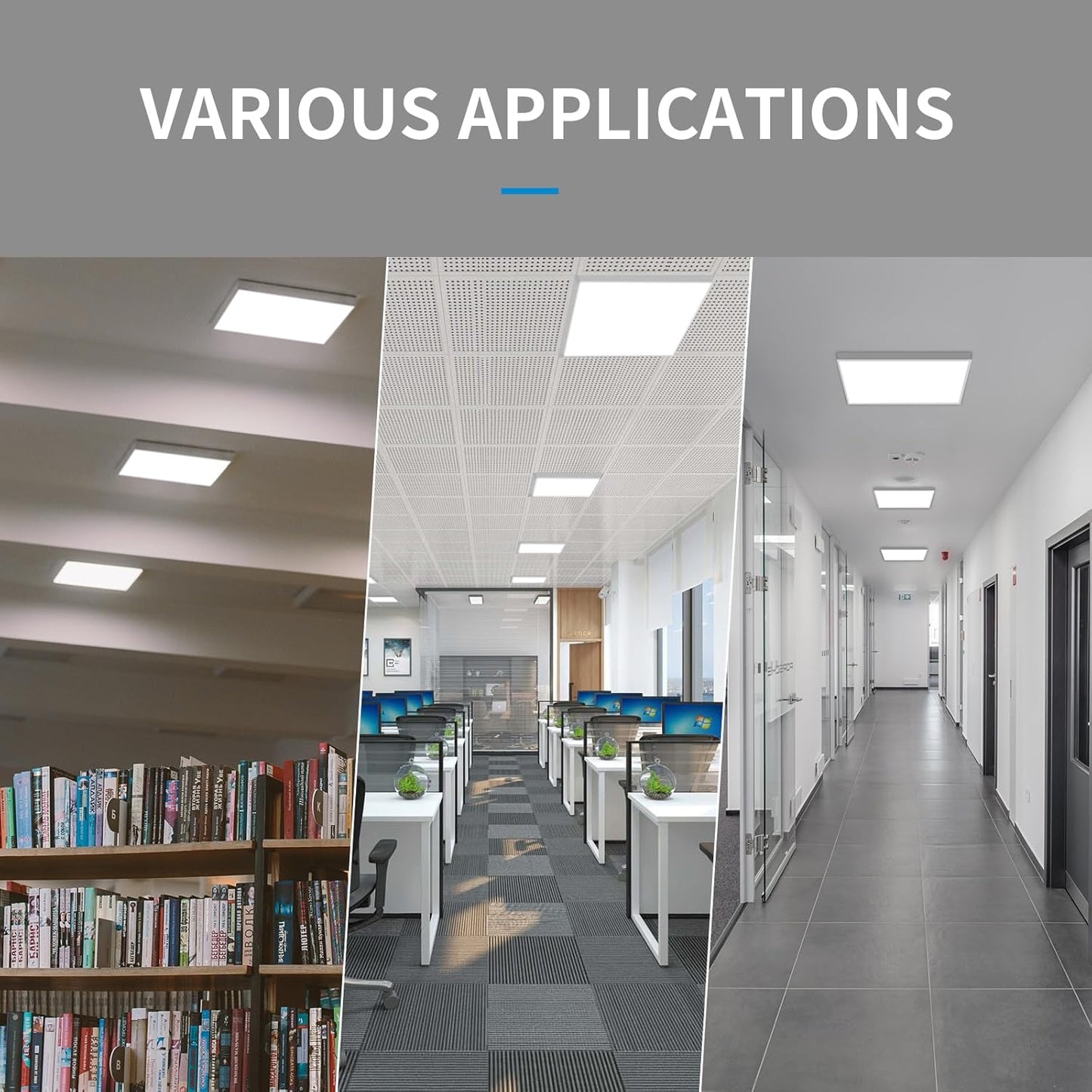 Surface Mount Kit for LED Flat Panel Light, 2x2 - Aluminium Ceiling Frame - Lumens Depot