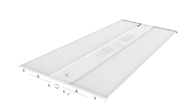 LED Linear High Bay Light, 2ft, 165W/110W/80W, CCT 5000K, 24,700 Lumens, 120-277 VAC - Lumens Depot