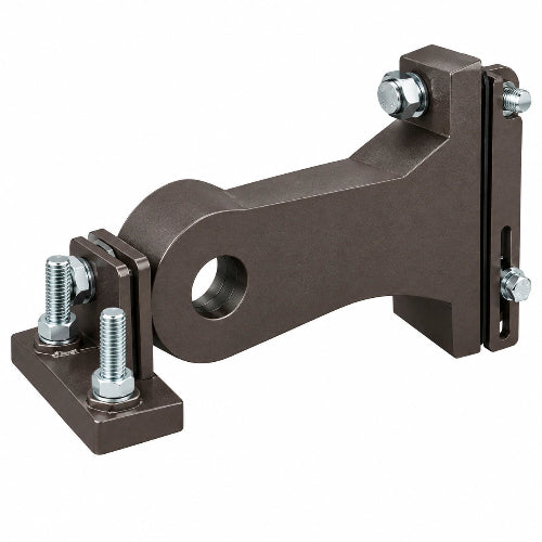 Adjustable Square & Round Pole Mount Ver2 – Dark Bronze - Universal Tilt Bracket for XALH LED Area Lights