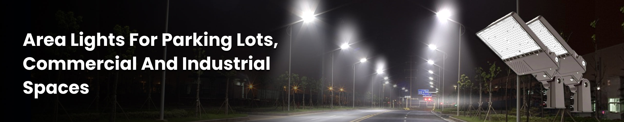 LED Pole Lights Banner