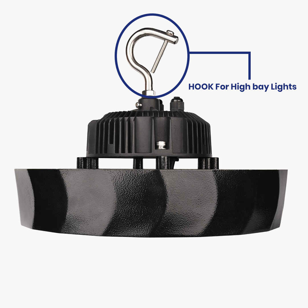 Heavy-Duty Mounting Hook for High Bay Fixtures – Durable Installation Accessory - Lumens Depot