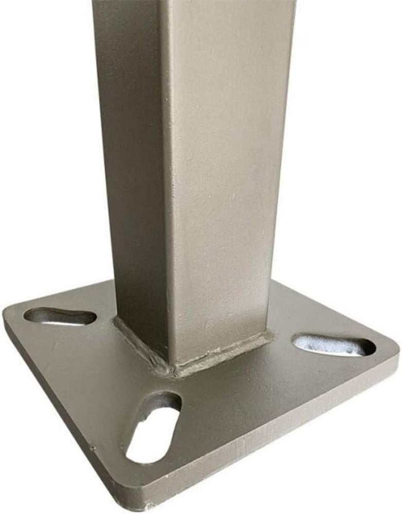 Square Light Pole - Steel, 4 inch, 15ft
