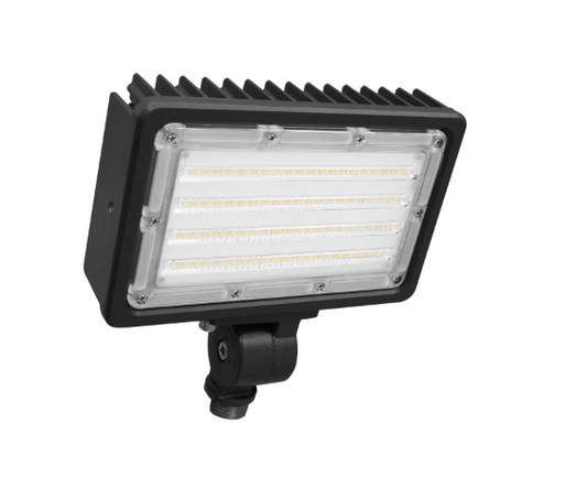 LED Flood Light with Adjustable Wattage (30/40/50W) and CCT Selector, 3900/5200/6500 Lumens - Lumens Depot