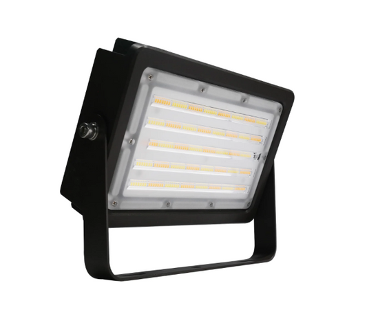 LED Flood Light with Wattage & CCT Selector, 80/90/100W, 9100-11700LM, 120-277V, UL/DLC Certified - Lumens Depot