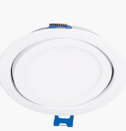 4-Inch Adjustable Swivel Canless Recessed Downlight with 5CCT Selector,120V,540 Lumens IC Rated Damp Rated - Lumens Depot