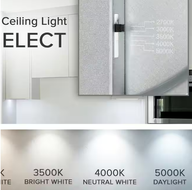 6-Inch Surface Mount Disk Light, 5CCT, 15W, 1050LM, CRI 90+, ETL/Energy Star/T24 - Lumens Depot