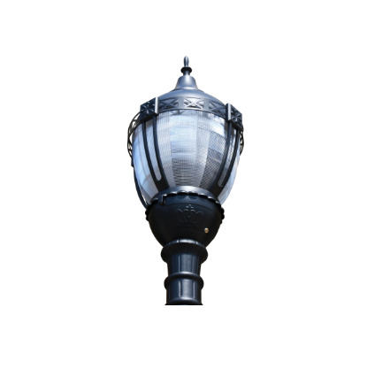 LED Post Top Light, Selectable 100W/80W/60W and CCT 3000K/4000K/5000K, 100-277 VAC, 14000 Lumens, Built-in Photocell