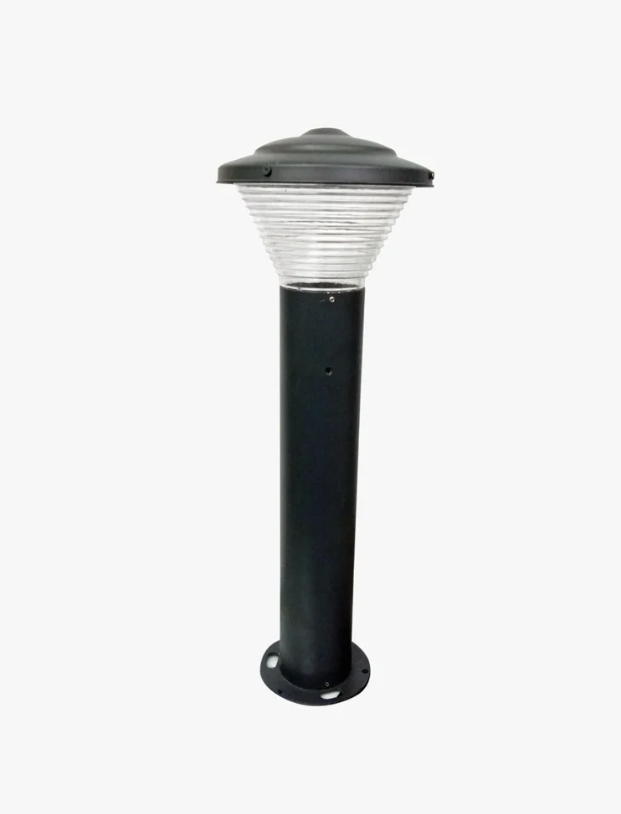 LED Rounded Bollard Light, 25W, CCT 5000K, 3,260 Lumens, 110-277 VAC