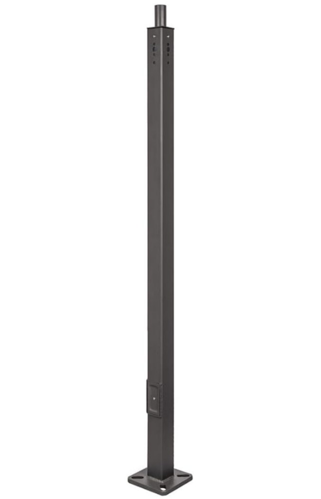 Square Light Pole - Steel, 4 inch, 15ft