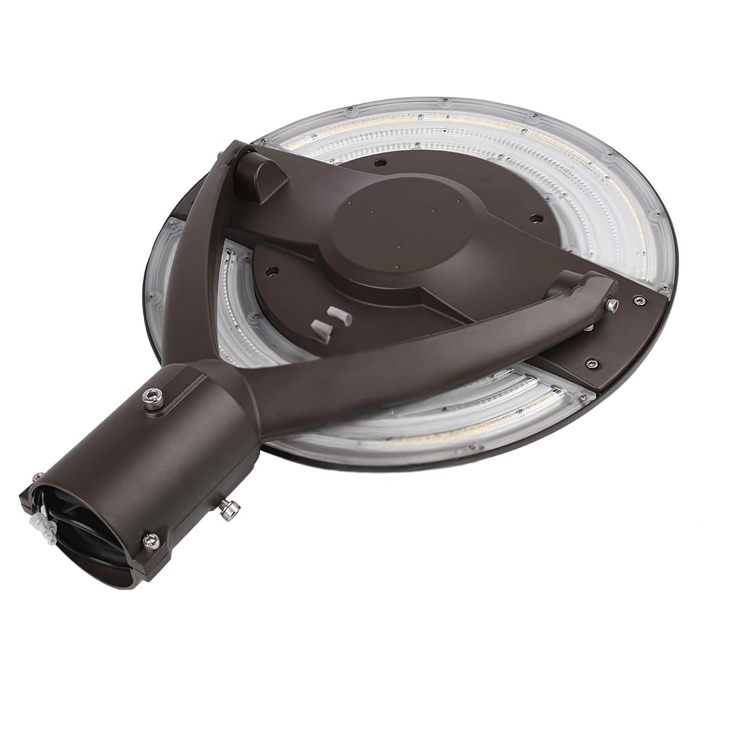LED Post Top Light, Selectable 40W/50W/60W and CCT 3000K/4000K/5000K, 100-277 VAC, 9,000 Lumens