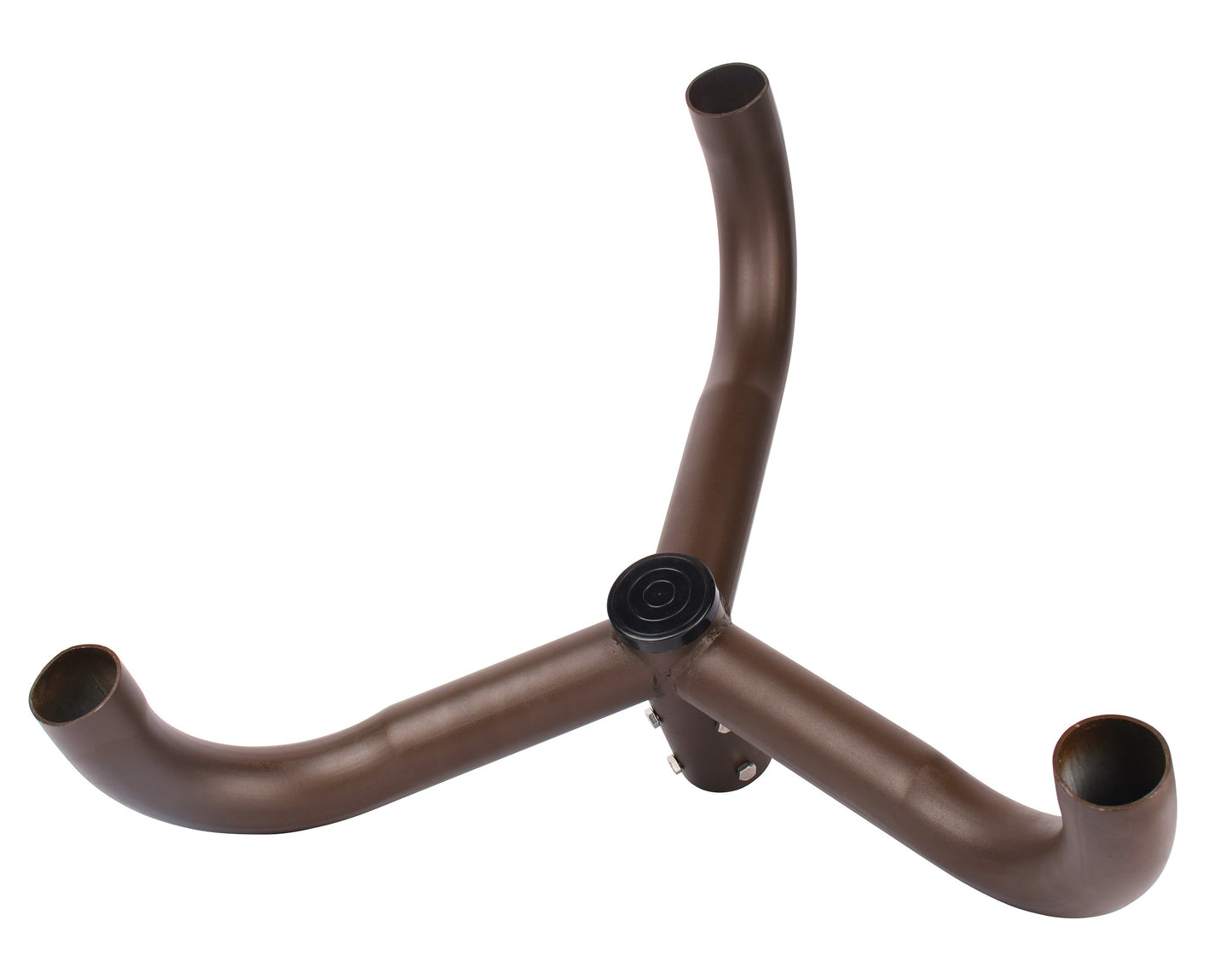 120 Degree Triple Bullhorn with 2-3/8" Tenons, Fit for 2.36'' round pole, Dark Bronze Color