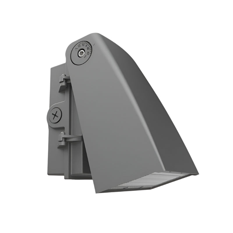 Premium 120W/100W/80W Dimmable LED Wall Pack – Adjustable Wattage & CCT with Built-in Photocell- PC Lens - Lumens Depot