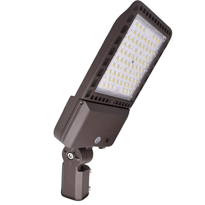 300W LED Parking Lot Light – 40K Bright White, Slip-Fit Mount, Photocell-Ready Base, Energy-Efficient Outdoor Lighting - Lumens Depot