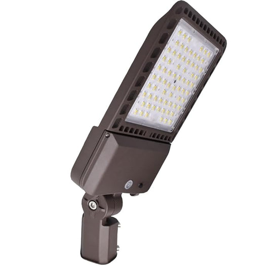 300W LED Parking Lot Light – 40K Bright White, Slip-Fit Mount, Photocell-Ready Base, Energy-Efficient Outdoor Lighting - Lumens Depot
