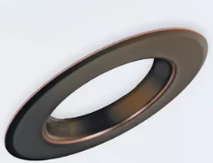 6-Inch Changeable Bronze Trim Ring for Recessed Downlights - Lumens Depot
