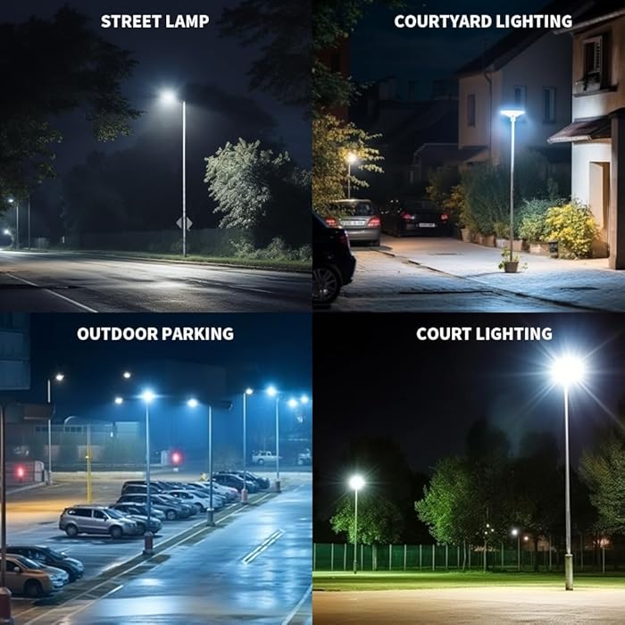 300W LED Parking Lot Light – 40K Bright White, Slip-Fit Mount, Photocell-Ready Base, Energy-Efficient Outdoor Lighting - Lumens Depot