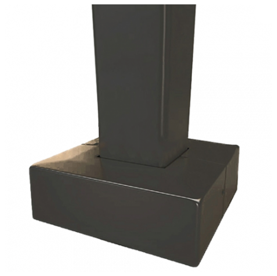 4 inch Square Steel Base Cover for Light Pole