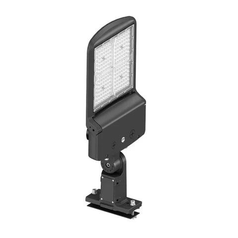 6th Gen Adjustable LED Area Light - 200W/240W300W - Black Housing with Universal Bracket for Versatile Mounting - Lumens Depot