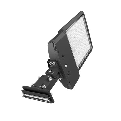 6th Gen Adjustable LED Area Light - 200W/240W300W - Black Housing with Universal Bracket for Versatile Mounting - Lumens Depot