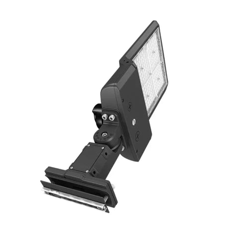 6th Gen Adjustable LED Area Light - 200W/240W300W - Black Housing with Universal Bracket for Versatile Mounting - Lumens Depot
