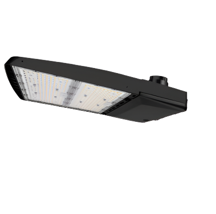 LED Area Light – 240W/260W/280W/310W Selectable Wattage – Up to 46,500lm – 3000K/4000K/5000K CCT Tunable – Shorting Cap Included – DLC 5.1 Premium - Black Finish - Lumens Depot