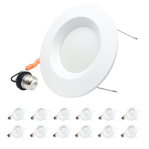 6" Smooth Retrofit Downlight – 1100 Lumens, ETL & Energy - Lumens Depot