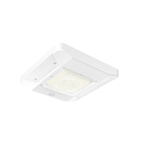 Adjustable LED Canopy Light – 100W/120W/150W - Versatile Wattage - High Lumen Output - IP65 Rated - UL & DLC Listed - Lumens Depot