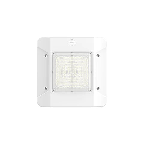 Adjustable LED Canopy Light – 100W/120W/150W - Versatile Wattage - High Lumen Output - IP65 Rated - UL & DLC Listed - Lumens Depot