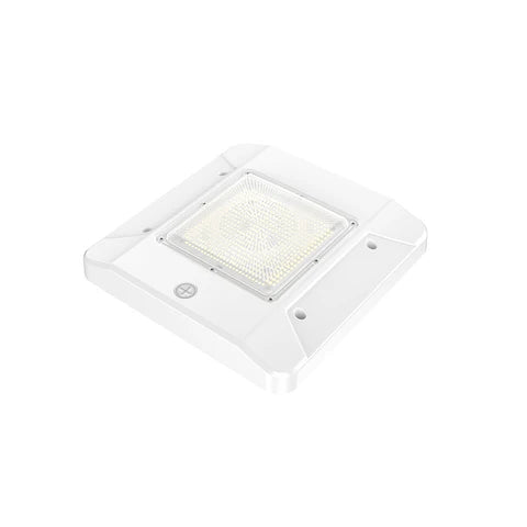 Adjustable LED Canopy Light – 100W/120W/150W - Versatile Wattage - High Lumen Output - IP65 Rated - UL & DLC Listed - Lumens Depot