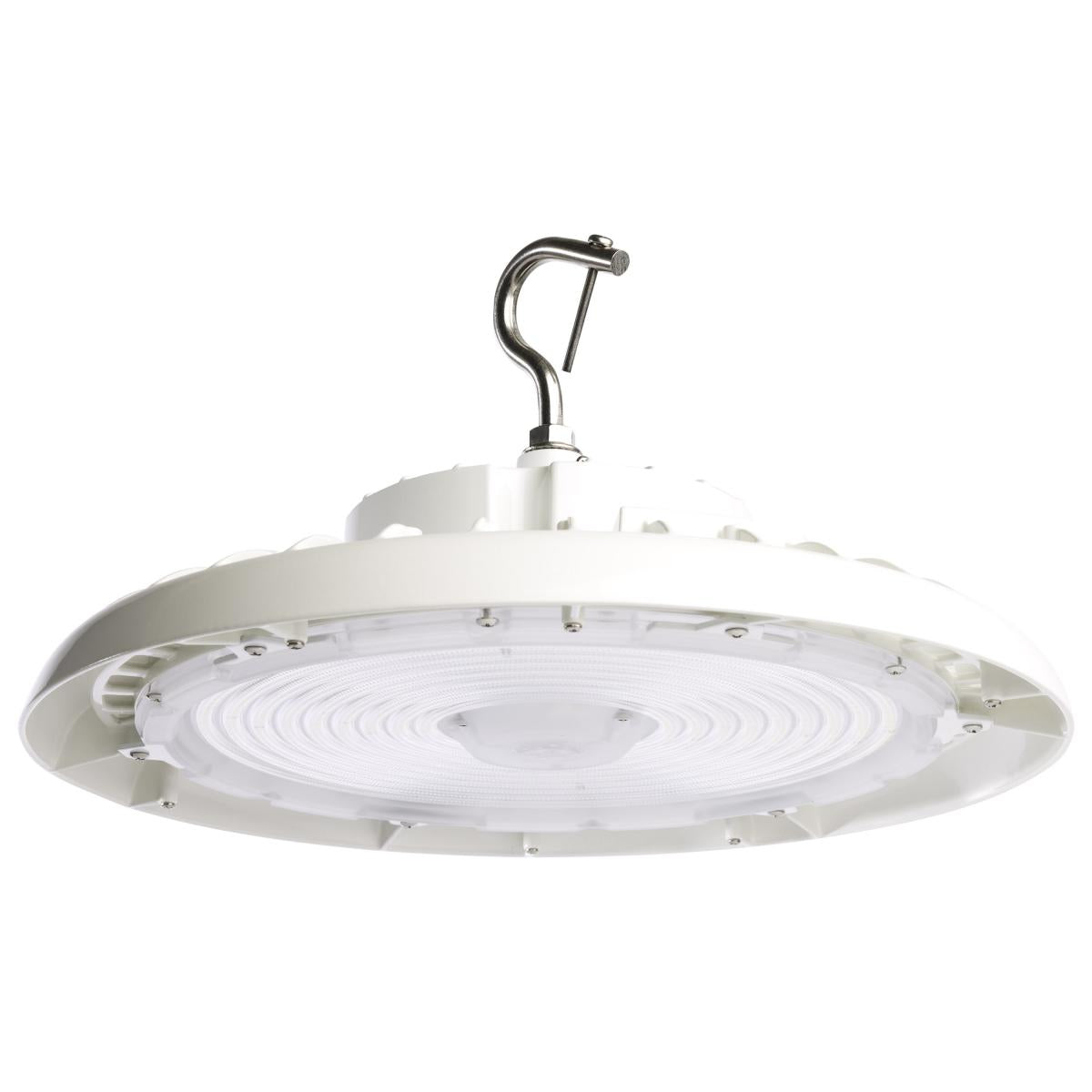 LED UFO High Bay Light, Selectable Watt 150W/120W/100W and CCT 4000K/5000K, 23,100 Lumens, 120-277 VAC - Lumens Depot