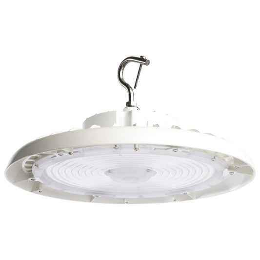 LED UFO High Bay Light, Selectable Watt 150W/120W/100W and CCT 4000K/5000K, 23,100 Lumens, 120-277 VAC - Lumens Depot