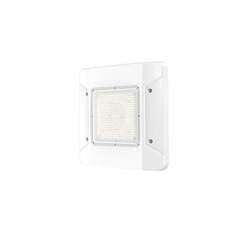 Adjustable LED Canopy Light – 100W/120W/150W - Versatile Wattage - High Lumen Output - IP65 Rated - UL & DLC Listed - Lumens Depot